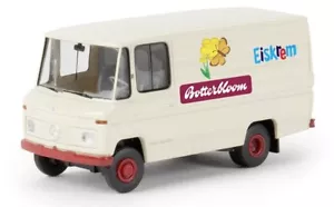 Brekina 36840 - 1/87 Mercedes-Benz L406 D Scatola - Botterbloom Gelato - Nuovo - Foto 1 di 1