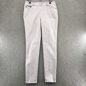 Chicos Jeans Damen 0 US 4 Elfenbein Platin Jegging Skinny Stretch Denim Alltag - Bild 1 von 12