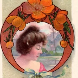 c.1910 Sterling Pianos Advertising Bookmark Beautiful Woman JP Julius York PA - Picture 1 of 3