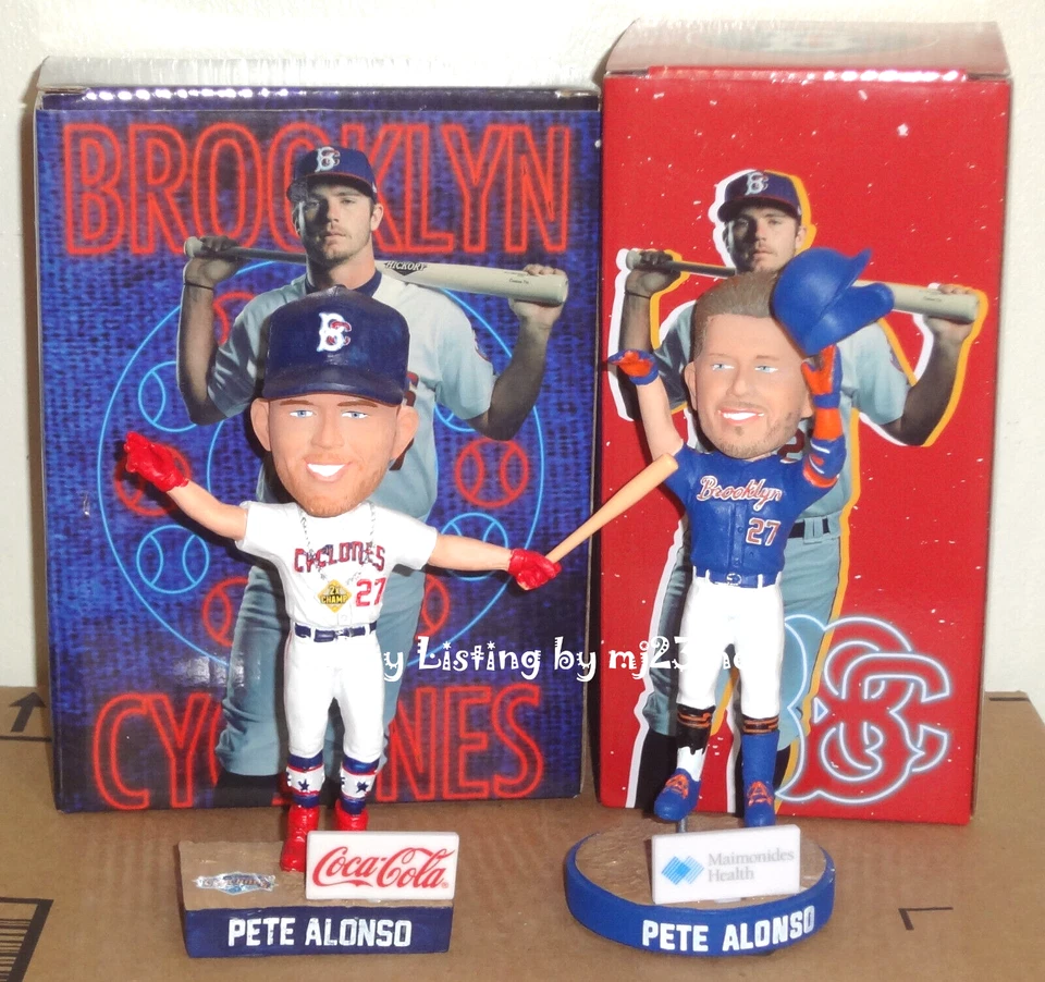 WALKOFF & DERBY CHAMP PETE ALONSO BOBBLEHEAD BROOKLYN CYCLONES SGA NEW YORK METS - Image 1 of 1