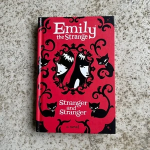 Emily The Strange Stranger & Stranger Hardcover Book Novel 2010 YA Goth Cat Girl - Picture 1 of 18