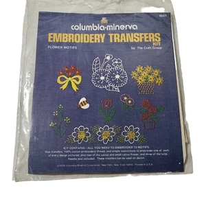 Columbia-Minerva Stickerei Transfer Set 6557 Blumenmotive von The Craft Group - Bild 1 von 6