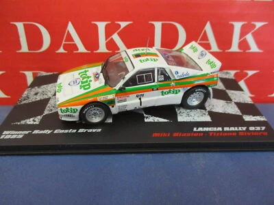 Die cast 1/43 Modellino Auto Lancia 037 Rally Costa Brava 1985 M. Biasion - Immagine 1 di 4