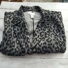 Charter Club - Women's Cheeta Print Black and Grey Jacket - P/L