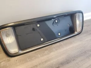 2000-2005 Cadillac SDV DHS DTS License Plate Pocket BLACK OEM - Picture 1 of 4