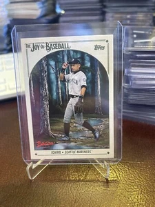 2023 Topps X Bob Ross Joy of Baseball ICHIRO #42 SEATTLE MARINERS - Imagen 1 de 2