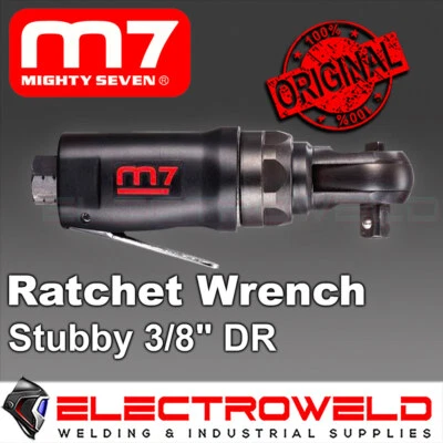 M7 Stubby Air Ratchet Wrench Spanner Socket 3/8" Square Dr Pneumatic M7-NE351R - image 1 of 4