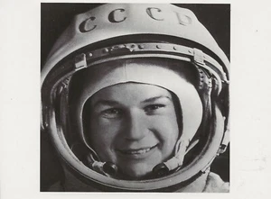 Postal Valentina Tereshkova, mujer cosmonauta rusa -- Vostok 17 1963 como nueva - Imagen 1 de 2