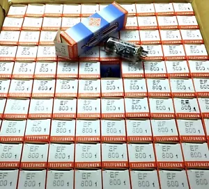 EF800 NOS Telefunken Diamond <> Bottom German Valve Tubes - Picture 1 of 4
