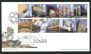2017 - Landmark Buildings FDC - Eden Grove Birmingham Poststempel - Bild 1 von 1