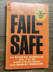 FAIL-SAFE by Burdick & Wheeler vtg 1968 Paperback DELL 2459 - Picture 1 of 2