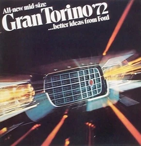 1972 Ford Gran Torino Gran Torino Sport Torino Vintage Sales Brochure - Picture 1 of 1