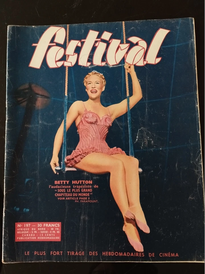 FESTIVAL n°197 de 1953; Roman-Photo/ Betty Hutton - Photo 1/1