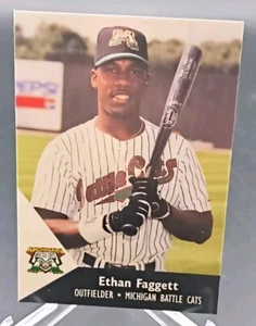 1995 Midwest Diamond Ethan Faggett #21 Michigan Battle Cats - Picture 1 of 2