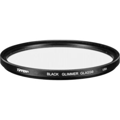 Tiffen Black Glimmerglass Camera Filter (72mm, Grade 1/4) 72BLKGG14 - Image 1 of 3