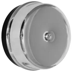 Ringing plant UNDERDOME chrome plated surface doorbell bell 8V approx. 82dB Heidemann - Picture 1 of 1
