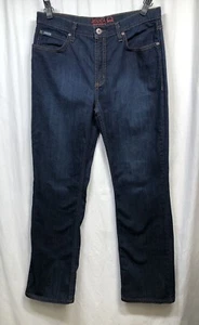 Jenna Cinch Damen Jeans Größe 31/11R Slim Fit Bootcut Dunkle Waschung Blau - Bild 1 von 13