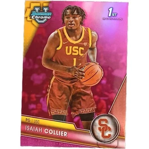 2024 Isaiah Collier 1. rosa Refraktor Bowman University Chrom 96 USC - Bild 1 von 2