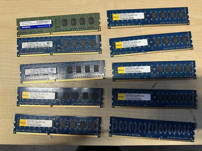 Joblot 20GB DDR3  RAM Memory (10X2GB ) PC DESKTOP RAM - Image 1 of 3