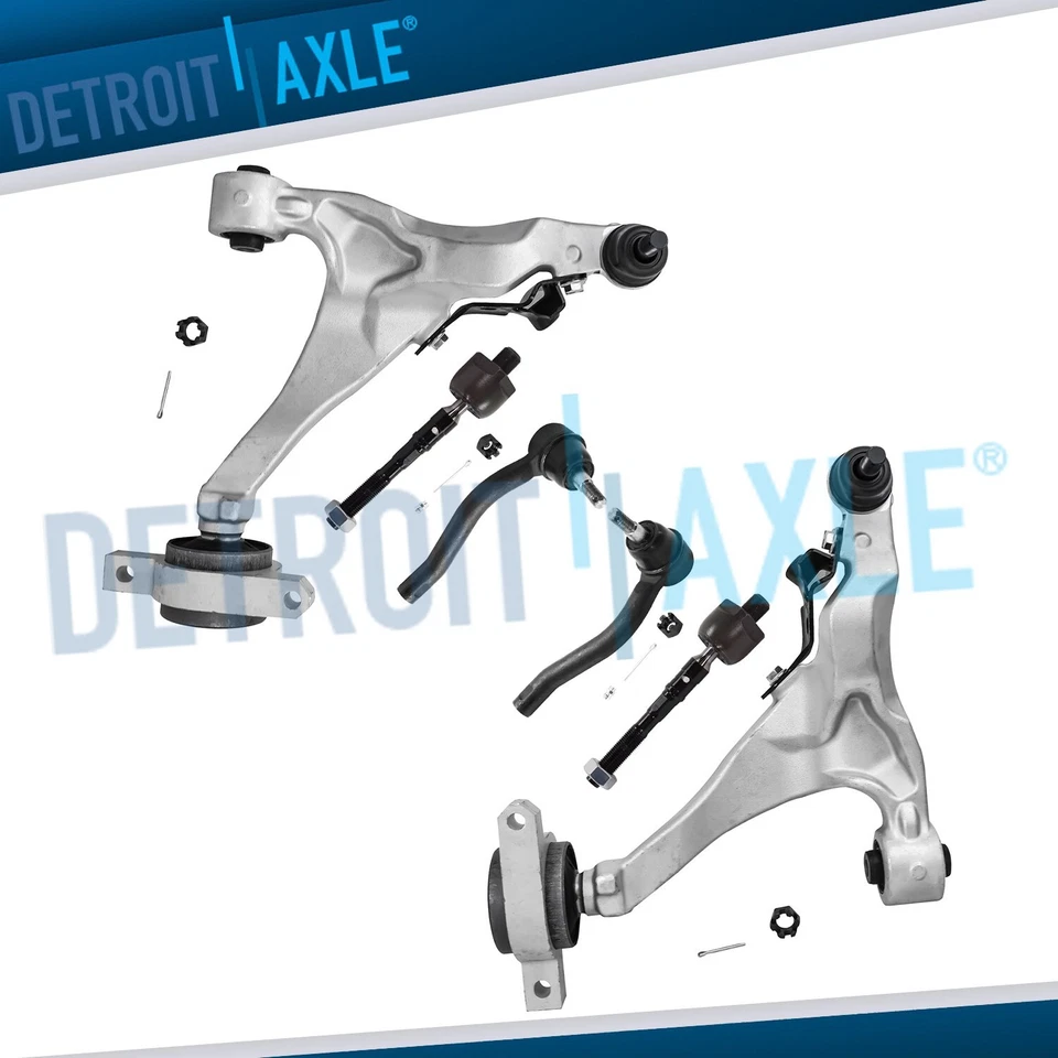 Brazo de control inferior delantero tracción trasera con rótulas kit de barras de amarre para Infiniti G25 G37 Q40 Foto 1 de 4