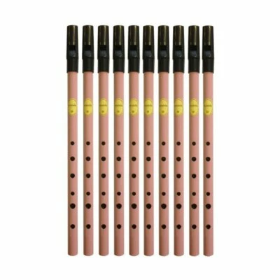 Feadog розовый D свистки, черный верх - коробка из 10 - Изображение 1 из 3