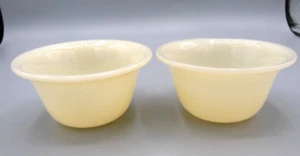 2 tazas natillas de vidrio vintage Fire-King para horno - años 40 - Imagen 1 de 5