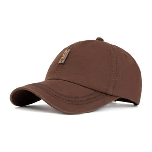 Men Washed Denim Baseball Cap Adjustable Vintage Sun Hat Outdoor Casual Fashion - Picture 1 of 17