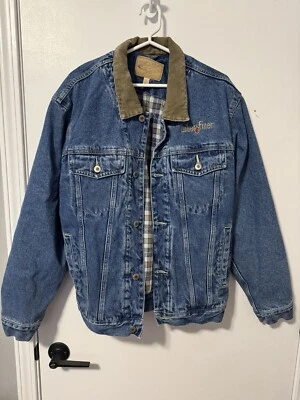 Men's Vintage Swingster S Denim Jacket Quilted Lined LumberFiner Embodied - Image 1 of 4