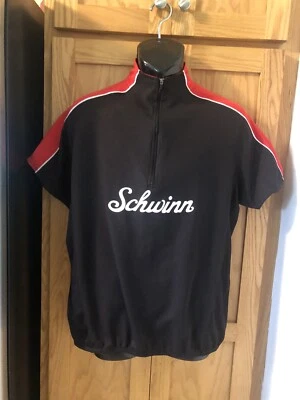 SCHWINN Cycling Bike Jersey  Shirt Adult Size Large - Image 1 of 4
