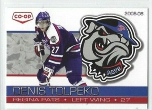 2005-06 Regina Pats (WHL) Denis Tolpeko