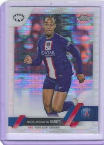 2022-23 Topps Chrome UEFA Womens Marie-Antoinette Katoto Pulsar #9 PSG - Bild 1 von 2