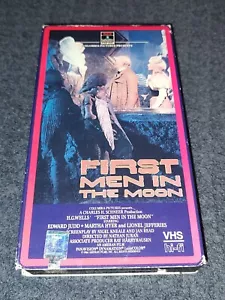 First Men In The Moon VHS H.G. Wells Classic Sci-fi Adventure Edward Judd RCA - Picture 1 of 6