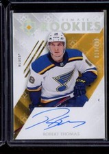 Robert Thomas 2018-19 UD Ultimate Collection 56 Rookie RC Auto /299 Blues