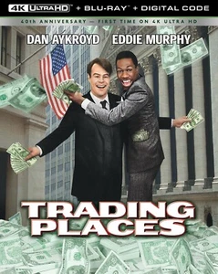 Trading Places [4K Ultra HD Blu-ray/Blu-ray] [1983] + Slipcover - Picture 1 of 6