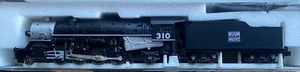 N Scale Kato 126-0208 2-8-2 USRA Heavy Mikado Western Pacific #310 Steam Engine - Picture 1 of 2