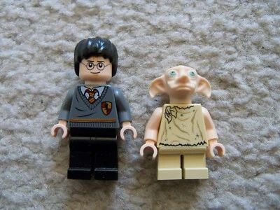 LEGO Harry Potter - Rare Original - Harry Potter & Dobby Minifigs -  Excellent - Image 1 of 2