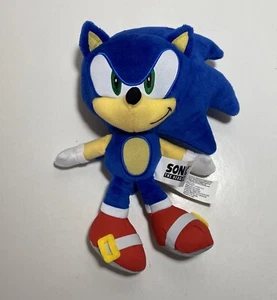 Sonic the Hedgehog 9" Plush Doll Jakks 2023 Sega VGUC - Picture 1 of 5