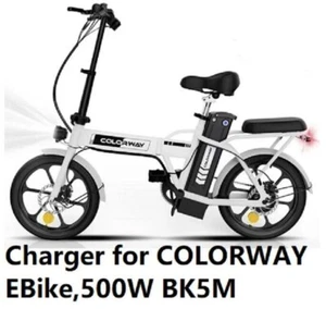 🔥Cargador para Bicicleta Eléctrica COLORWAY 500W BK5M BK6M 36V MTB eBike (no 3 pines)🔥 - Imagen 1 de 3
