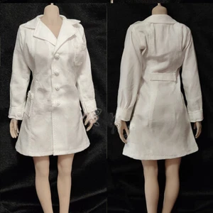 White 1:6 scale coat 1/6 clothing 1:6 clothes female For 12" women's figure doll - Picture 1 of 2