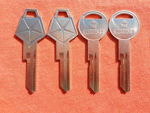 OEM KEY BLANKS 1969-1985 DODGE PLYMOUTH CHRYSLER MOPAR PICKUP TRUCK PENTASTAR - Bild 1 von 1