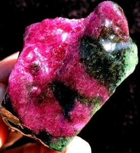 117.6g Museum!!! Natural Red Ruby in Green Zoisite Crystal Gem Specimen ie1592 - Picture 1 of 12
