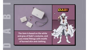 PSL Samantha Thavasa My Hero Academia Collaboration Dabi Bag Wallet BagCharm NEW - Picture 1 of 45