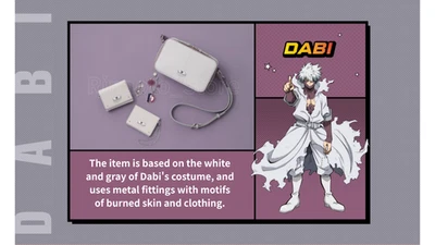 PSL Samantha Thavasa My Hero Academia Colaboración Dabi Bolso Cartera Bolso Dije NUEVO Foto 1 de 4