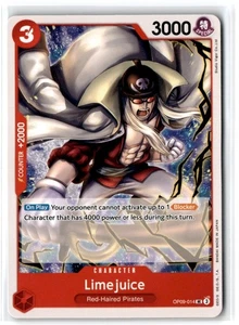 2024 Emperors in the New World Limejuice #OP09-014 Character / Red/Red-Haired - Picture 1 of 2