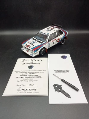 Lancia Delta S4 rally Tour de Corse 1986 1/18 Autoart - Immagine 1 di 4