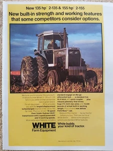 Weiße Traktor Werbung Neu 2-135 und 2-155 - Bild 1 von 1