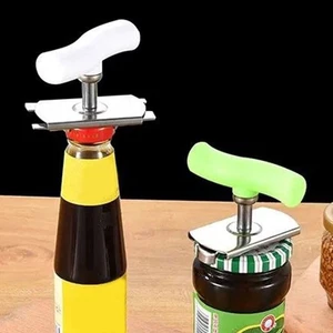 Einfach zu bedienen verstellbar Edelstahl Glasöffner Flasche Entferner Küche Griff Werkzeug - Bild 1 von 14