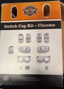NUEVO HARLEY-DAVIDSON CROMO INTERRUPTORES TAPAS CUBIERTAS 71500187 - Imagen 1 de 3