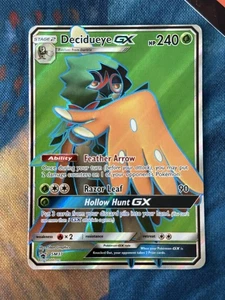 Decidueye GX - SM37 Sun & Moon Promo Ultra Rare Card LP Pokemon 2017 - Picture 1 of 13