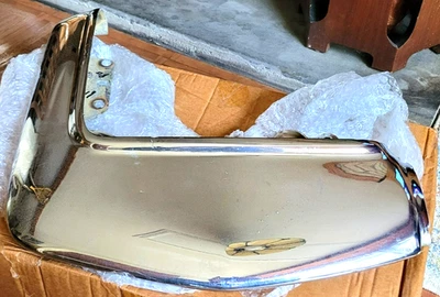 1961 Cadillac DeVille, Eldorado RH front upper bumper end - Image 1 of 4